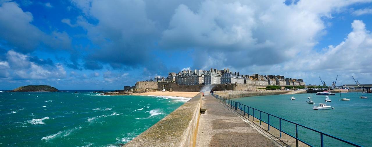 Appartement Rez De Jardin Bord De Mer Saint-Malo Esterno foto